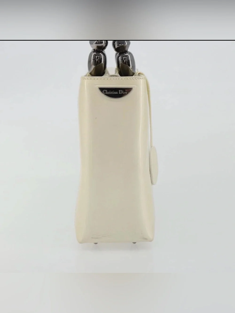 Christian Dior Maris Pearl Bag Patent leather Authentic